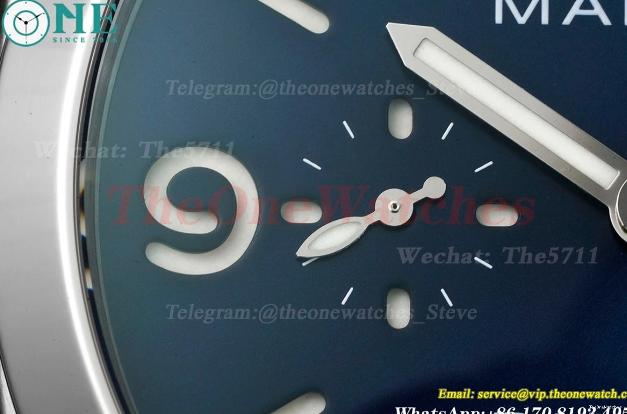 LE A9010 Dial PAM1313 44mm TTF Luminor SS Blue 0120